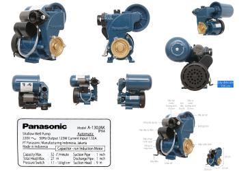 Máy bơm nước tăng áp Panasonic A-130JAK 125W
